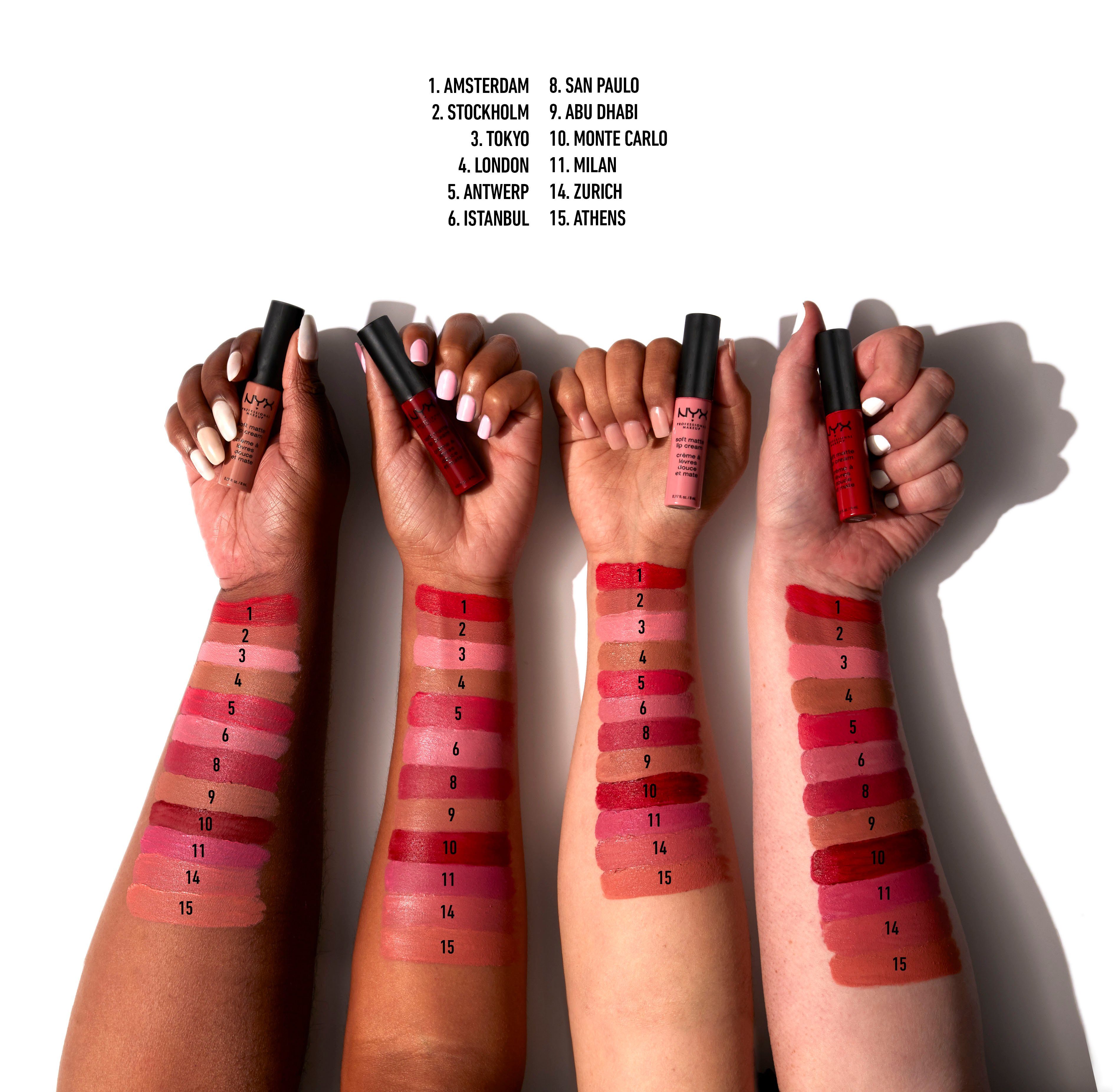 NYX Lippenstift Professional Makeup Soft Matte Lip Cream