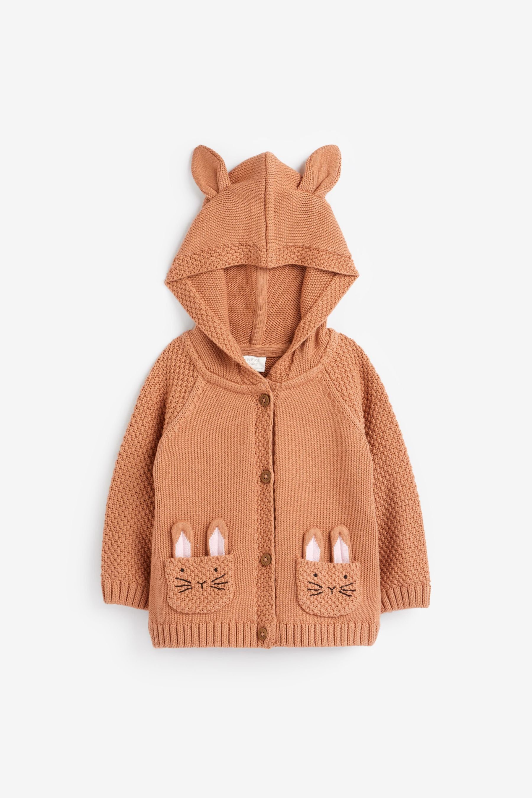 Next Strickjacke Baby-Strickjacke mit Stickerei (1-tlg)