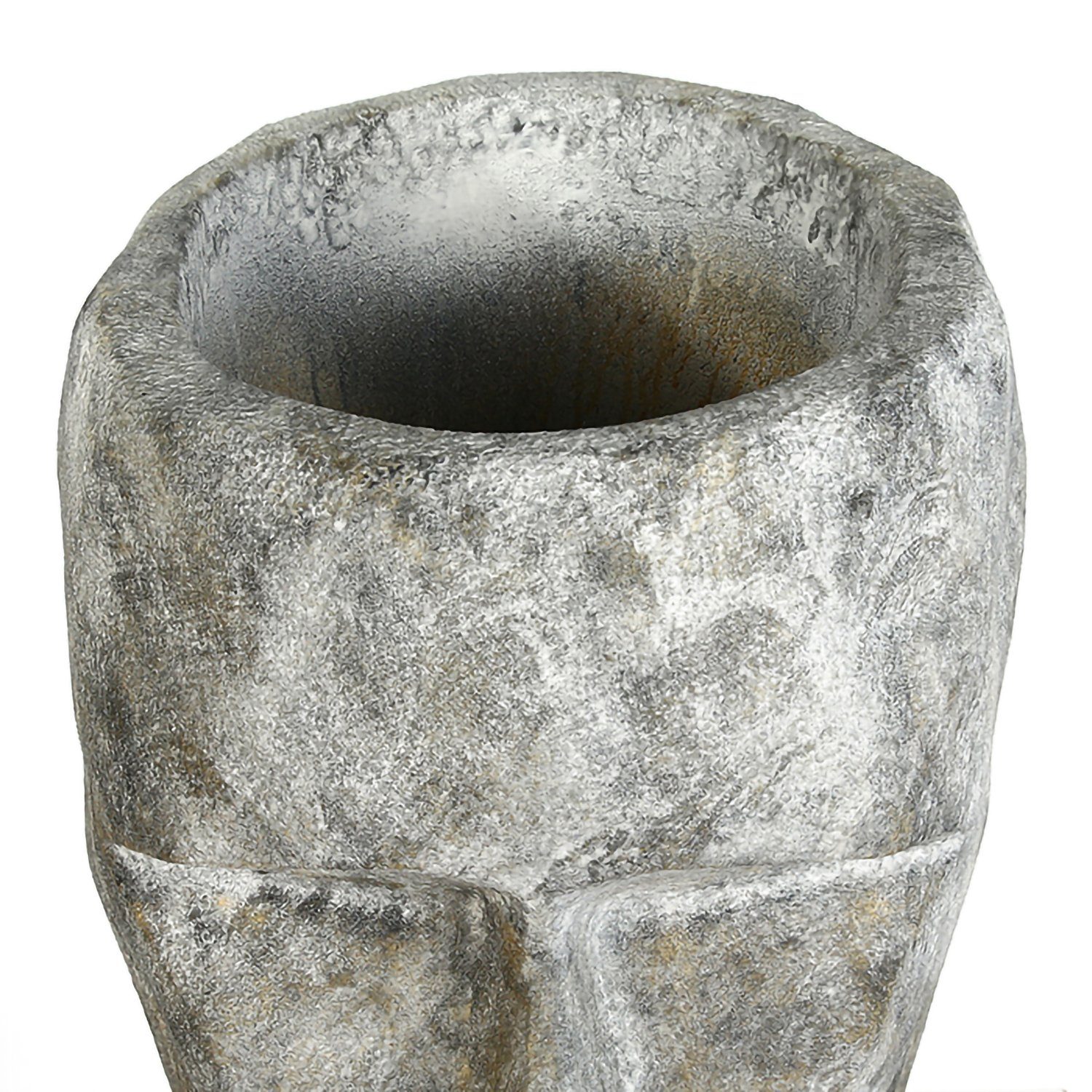 GILDE Blumentopf GILDE Pflanzgefäß Head - grau - H. 71cm x B. 49cm