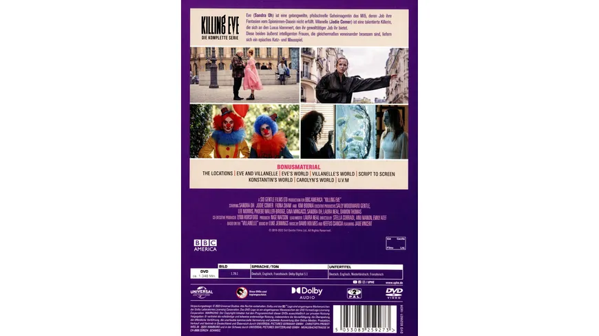 Killing Eve - Die komplette Serie  [8 DVDs]