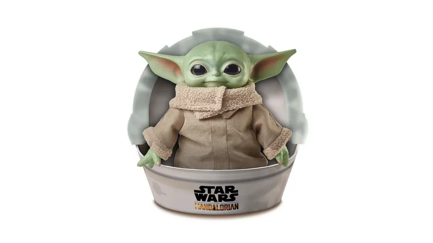 Star Wars „The Child“ Plüschfigur, ca. 28 cm, Kuschelfigur Yoda The Mandalorian