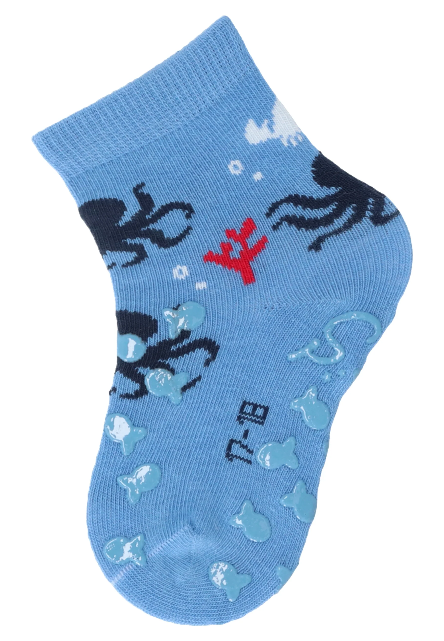 ABS Krabbelsocken im 2er Pack mit Motiv Wal