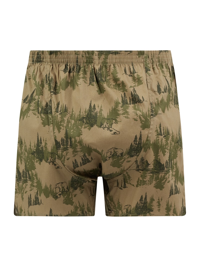 Boxershorts aus Baumwolle in khaki