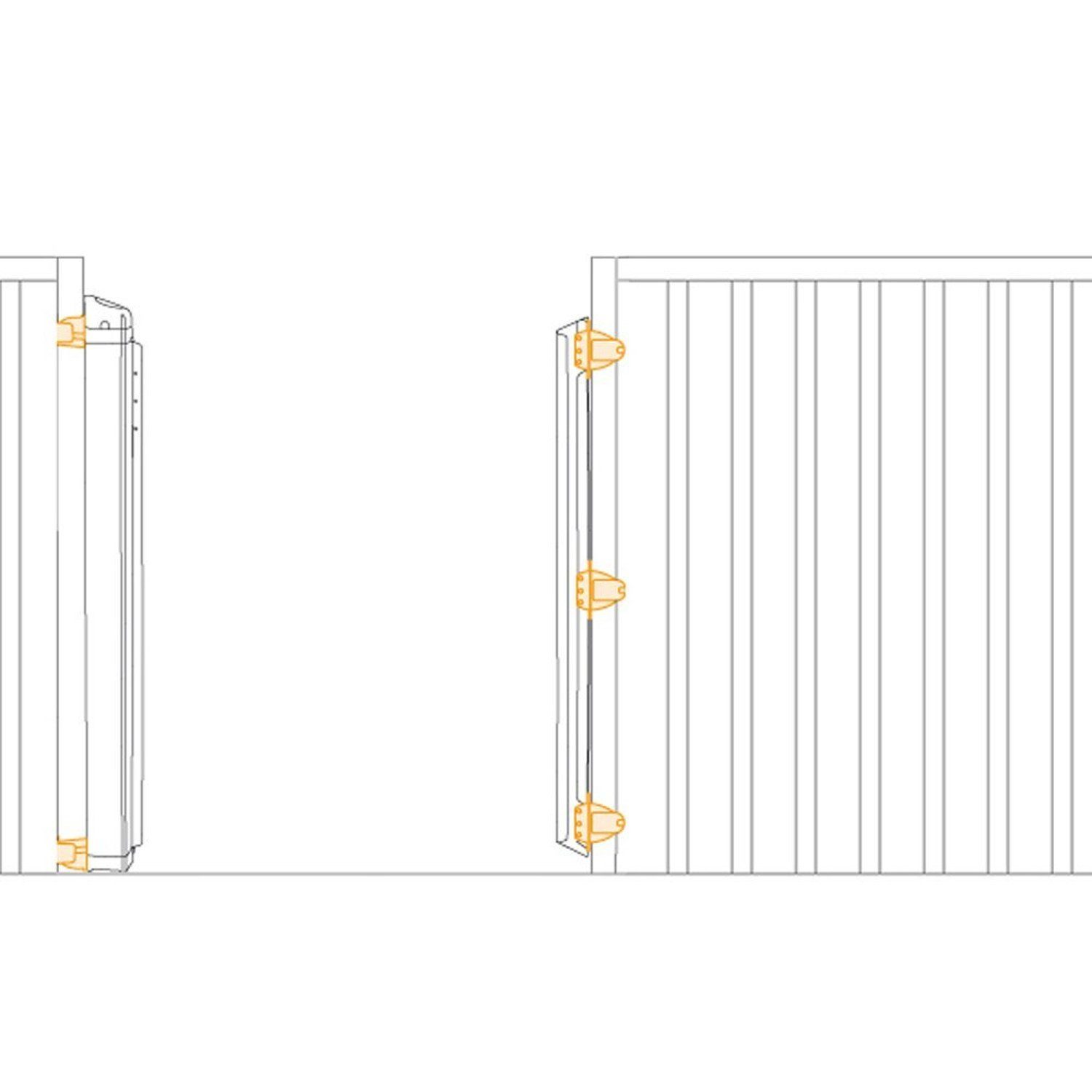 Lascal Treppenschutzgitter, KiddyGuard Avant Sicherheitsschranke bis 120 cm