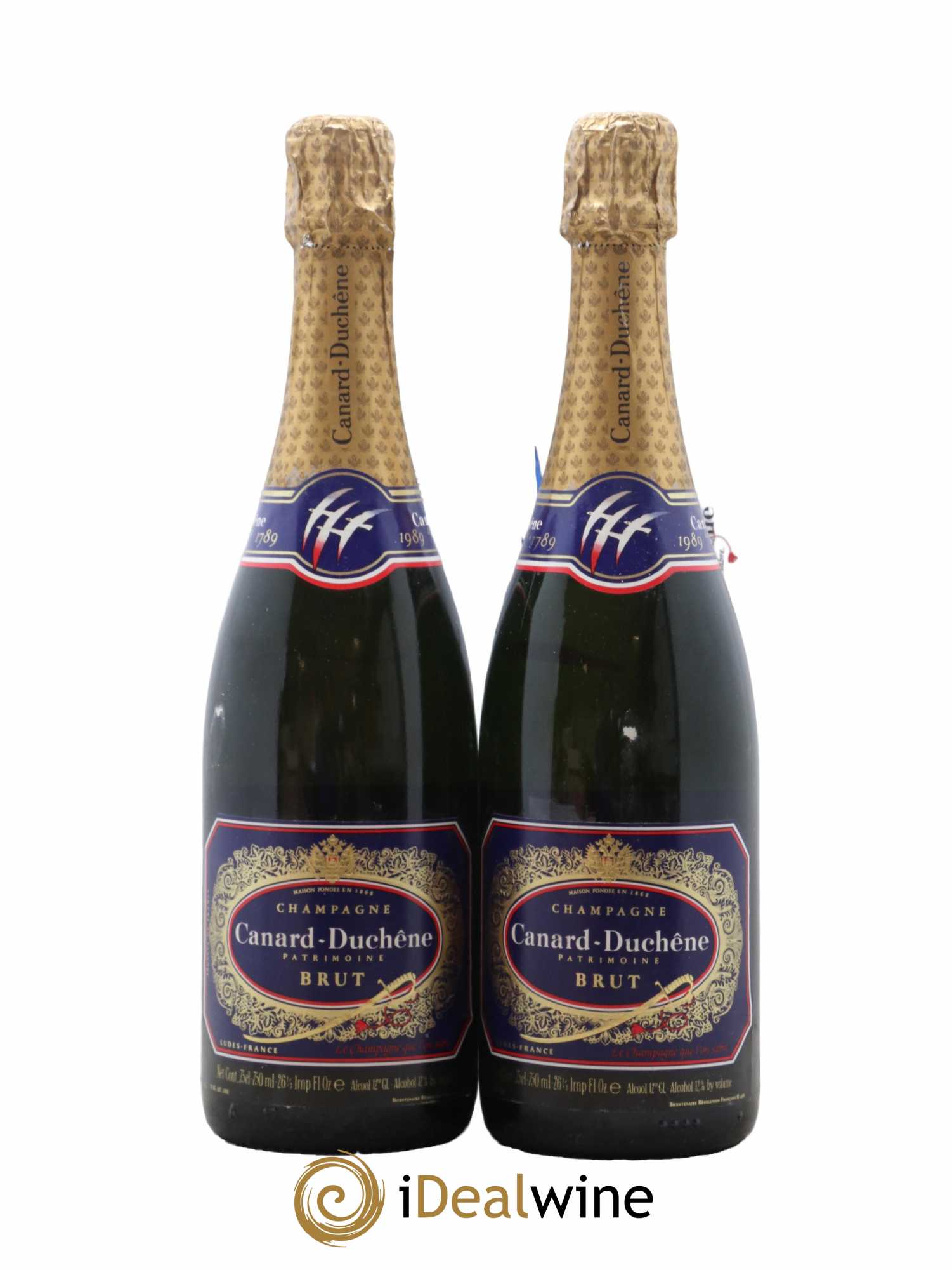 Champagne Bicentenaire Canard Duchene  - Lot de 2 Bouteilles