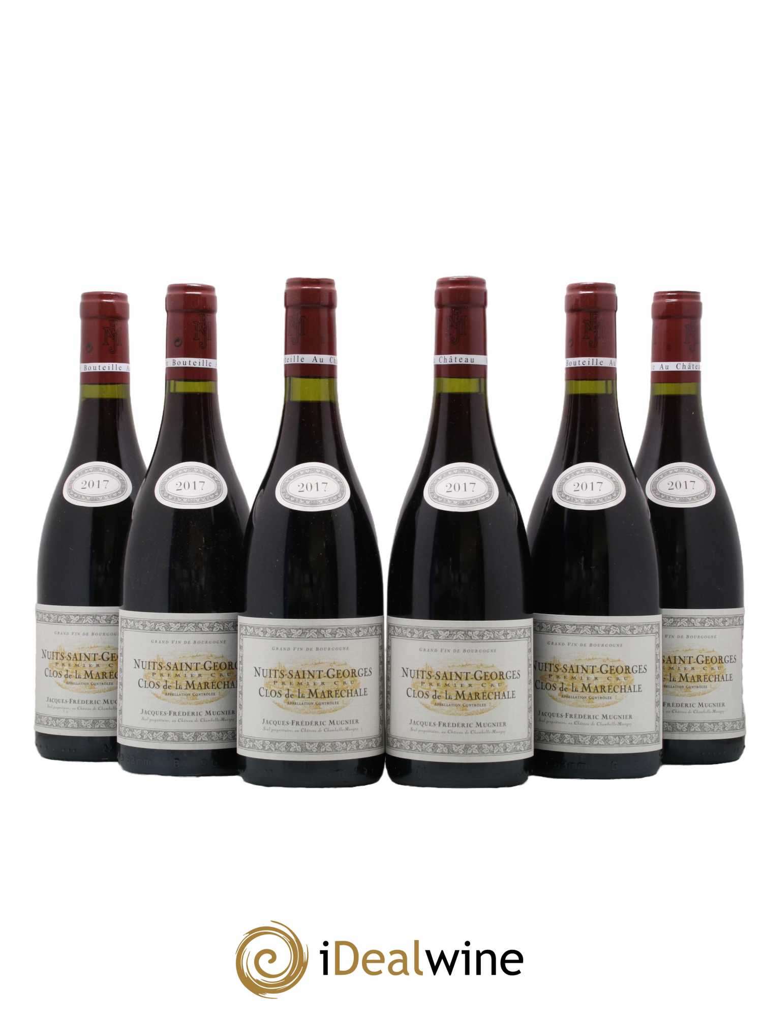 Nuits Saint-Georges 1er Cru Clos de La Maréchale Jacques-Frédéric Mugnier  2017 - Lot de 6 Bouteilles
