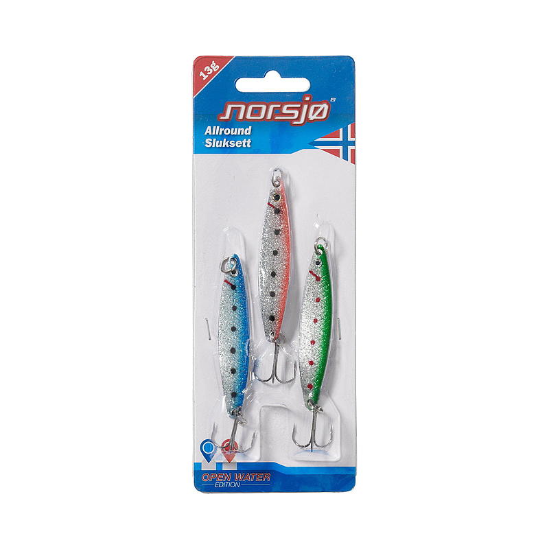 Norsjø Sluksett 3-pk 13 g, allround, Norsjø