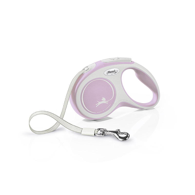 Flexi Hundebånd 5 m str S Rosa tape Flexi comfort
