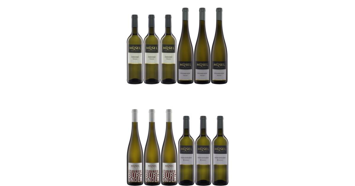 Sauvignon Chardonnay Weissburgunder Grauburgunder von Weingut Müsel günstig bei wein.de kaufen