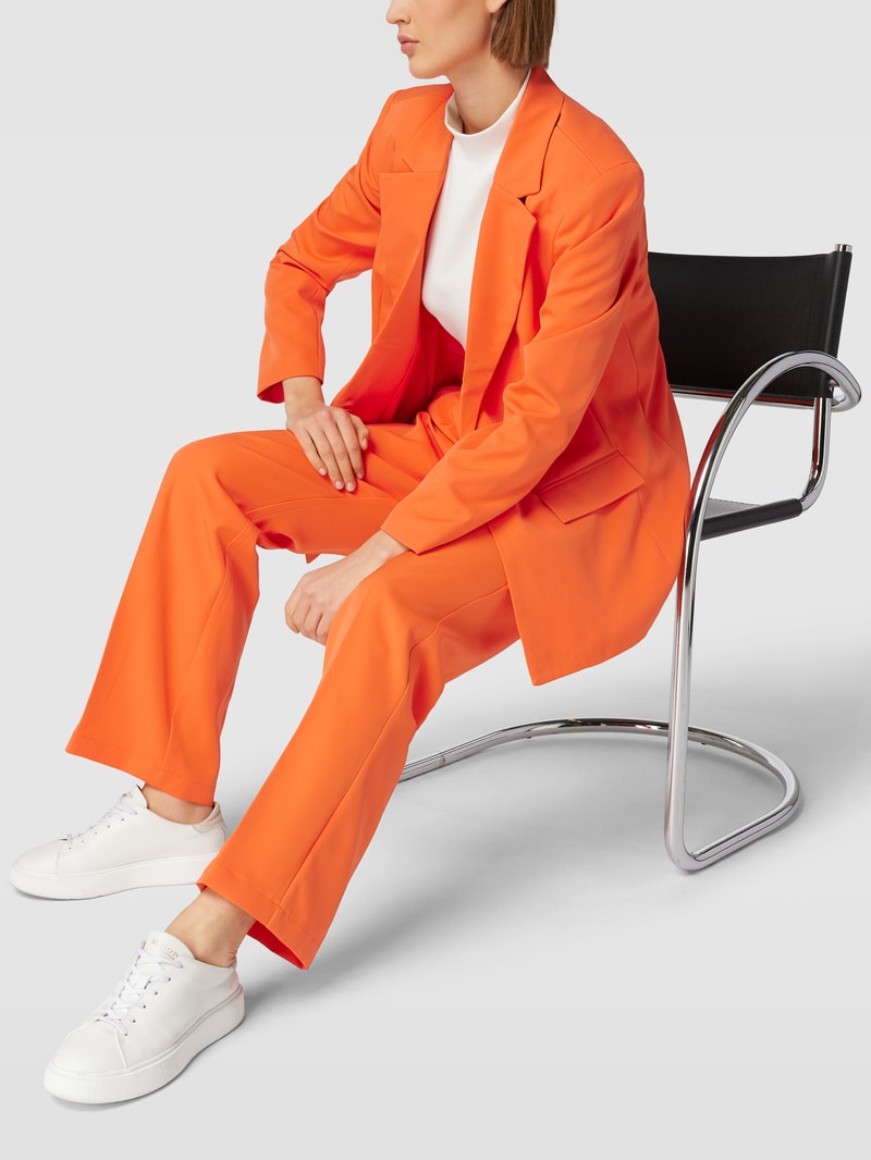 Blazer mit Pattentaschen Modell 'Viangy' in orange