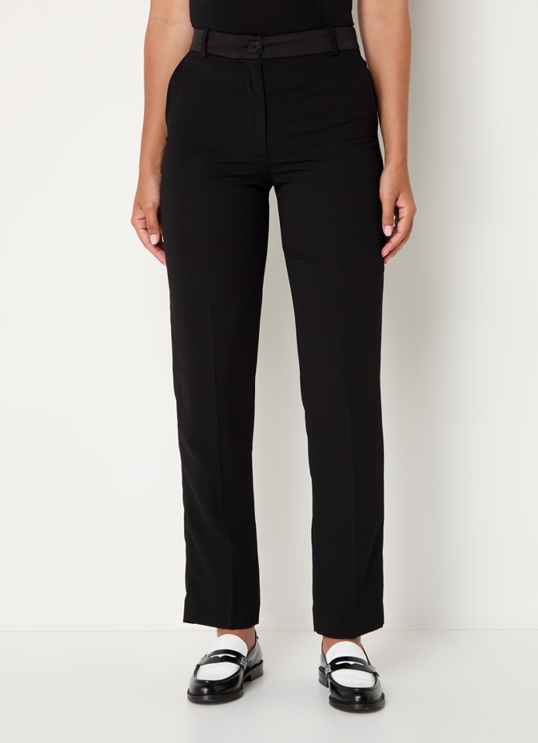 Pantaloni cu talie înaltă și buzunare laterale, de la Claudie Pierlot Parfum.