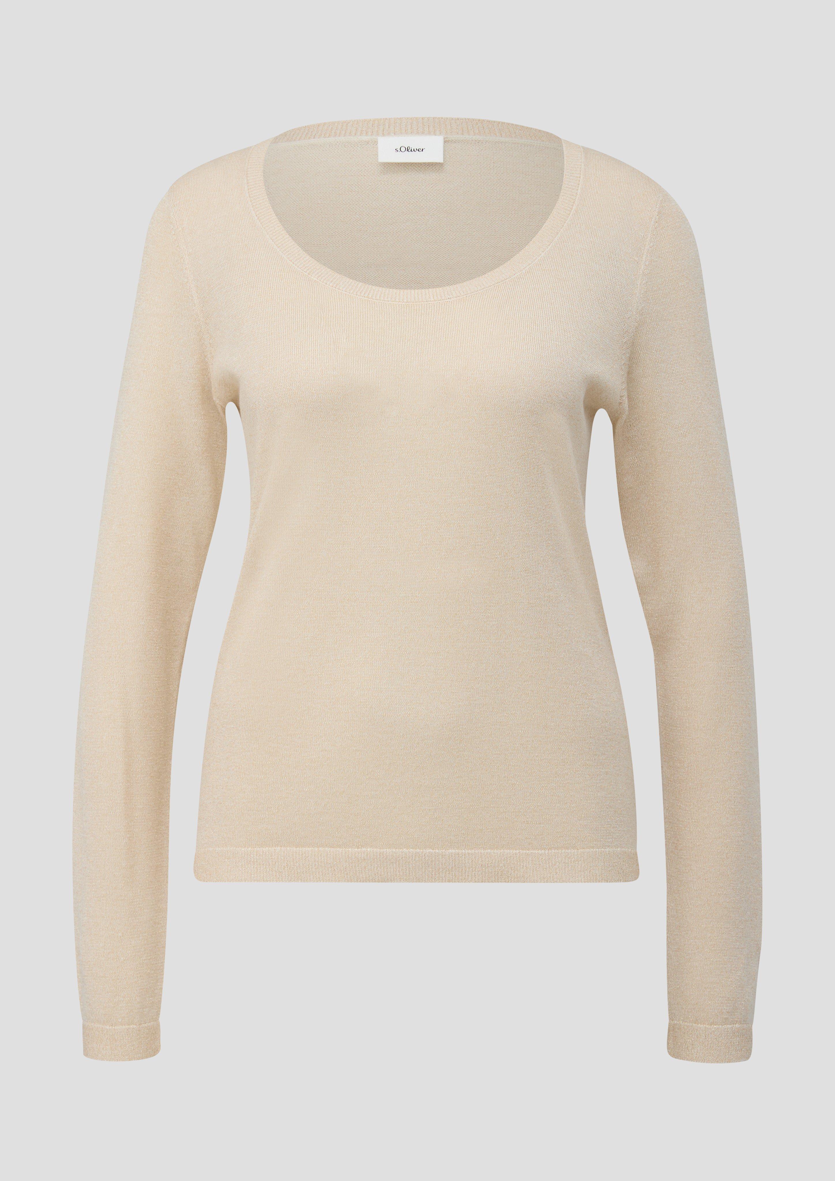 Strickpullover mit Glitzergarn  2140383-0700