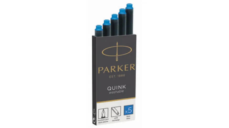PARKER Grossraumpatrone 5er-Pack königsblau