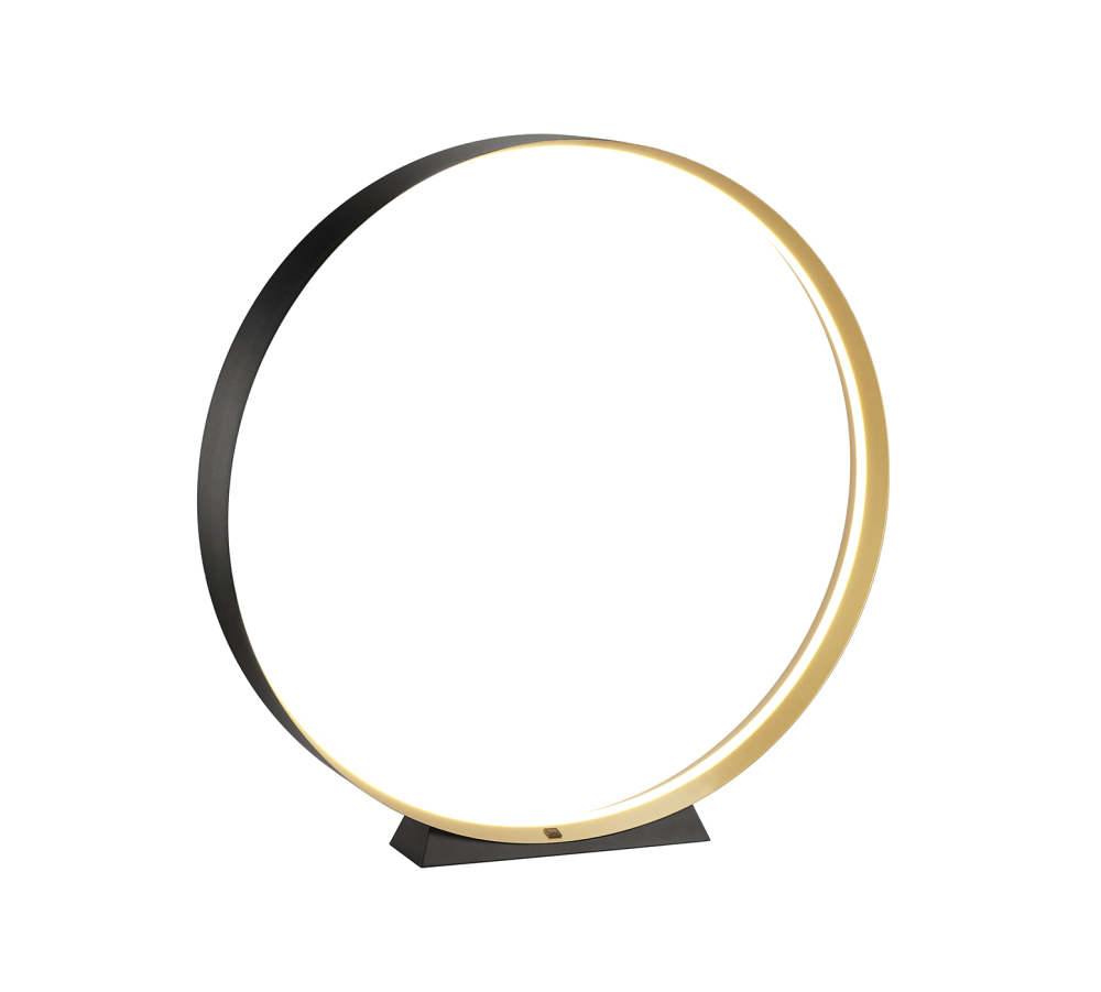 Stehleuchte Loop Schwarz-Gold