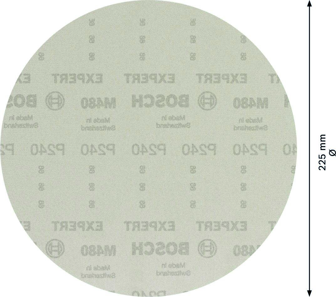 Bosch Blue Accessories 2608900713 Expert M480 slipnät för gipsslipmaskiner 225 mm, K240, 25 delar