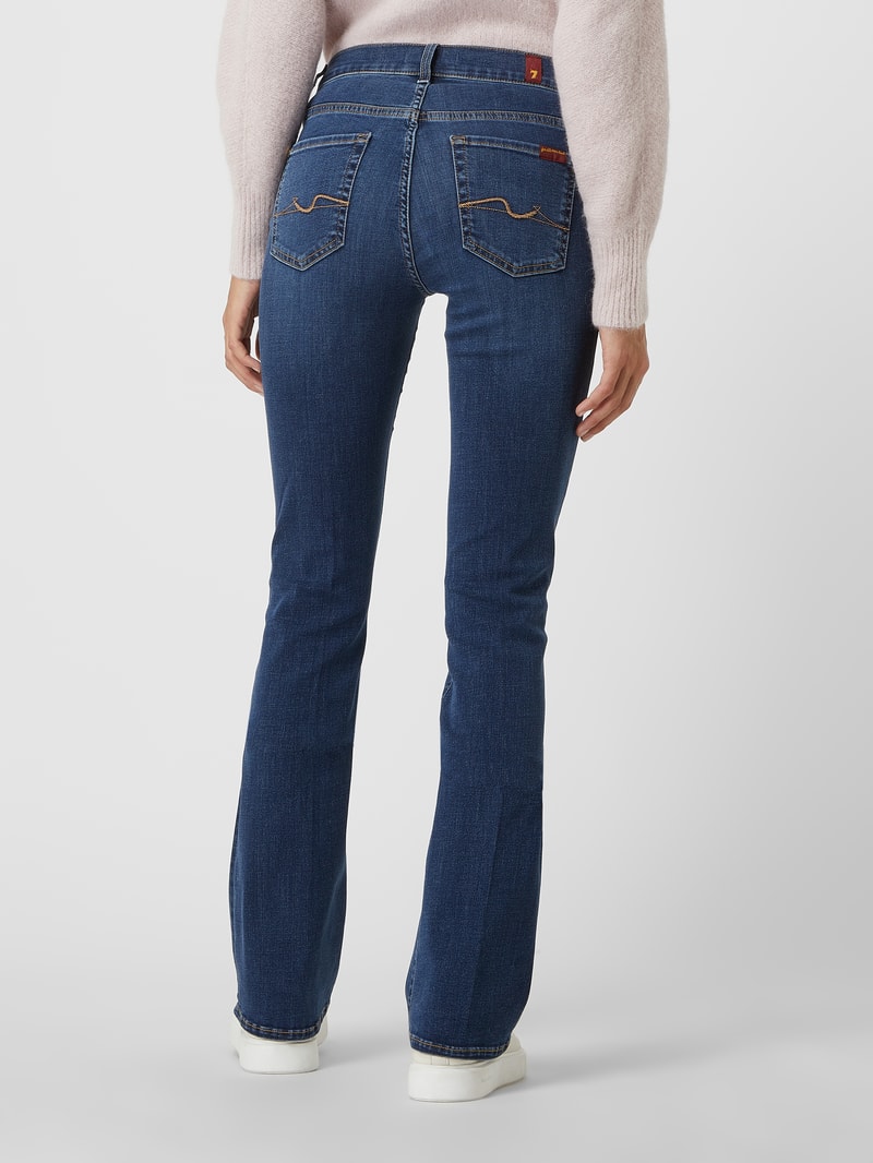 Bootcut Jeans mit Lyocell-Anteil in blau