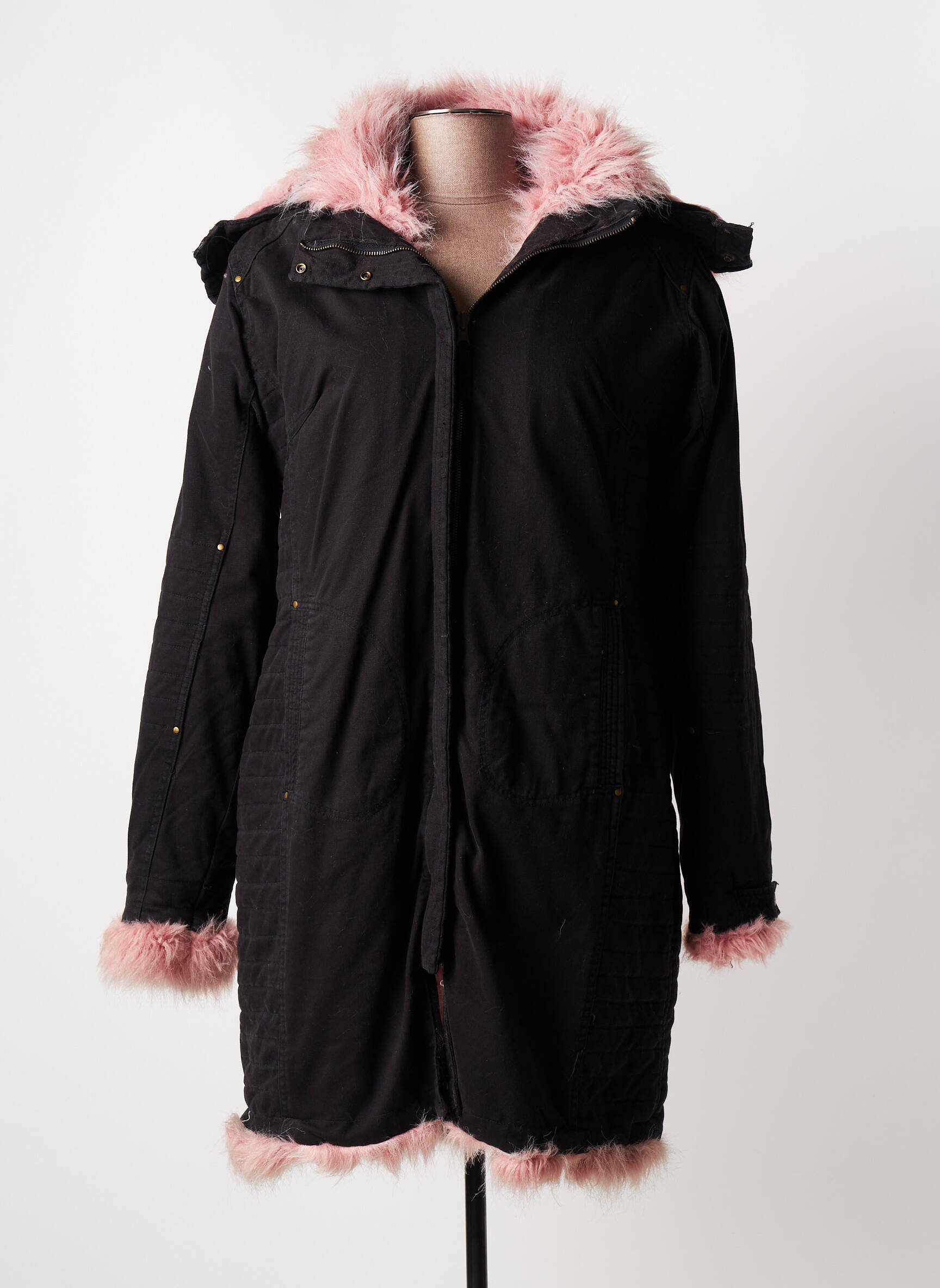 Schott Parkas Femme couleur rose