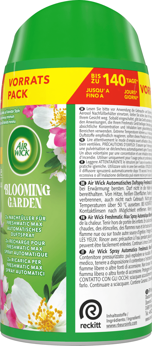 Lufterfrischer Blooming Garden Nachfüllpack (2x250 ml), 500 ml