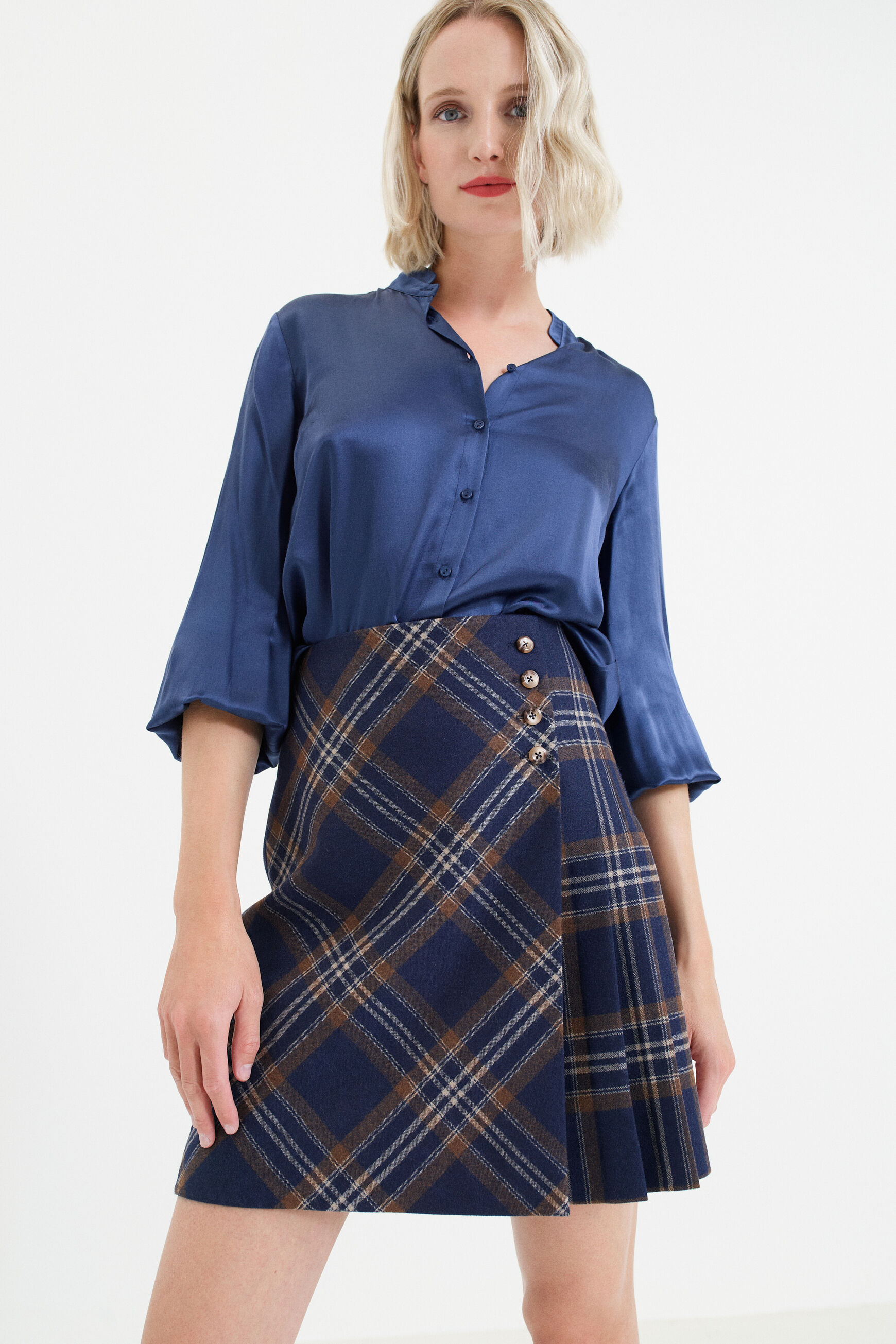 chemise florina bleu femme