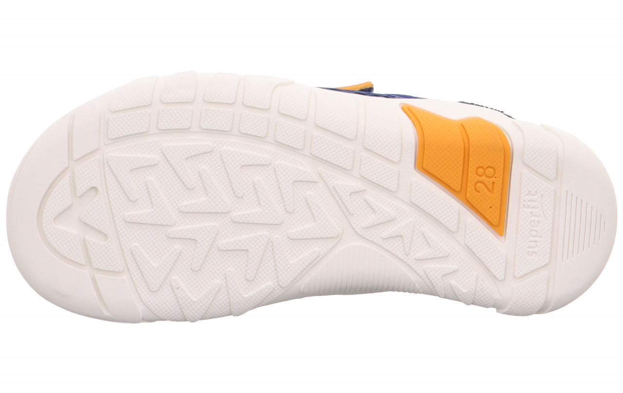 TRACE - Blau/OrangeSneaker low mit Klettverschluss