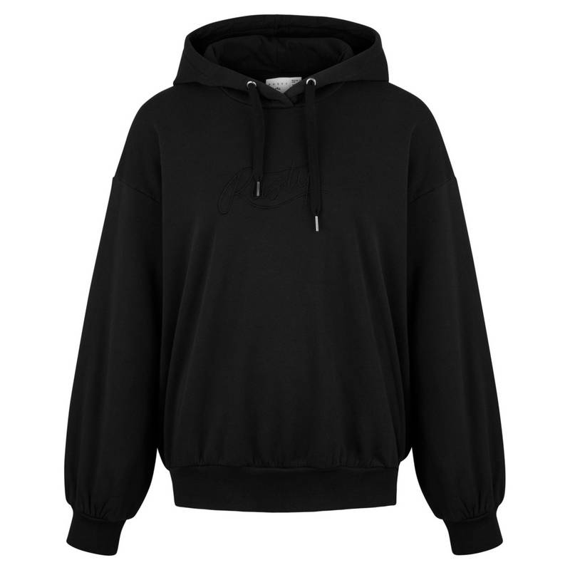 RUSTY RUSTY SCRIPT OVERSIZE HOODED FLEECE Hoodie Damen