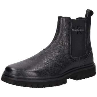 Calvin Klein Mid Chelsea Boot Lth in schwarz