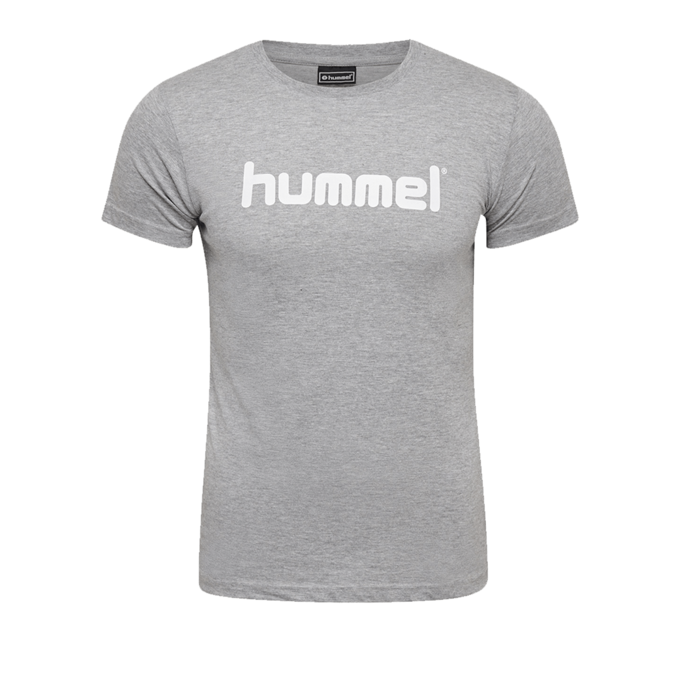 Hummel Cotton T-Shirt Logo Damen Grau F2006