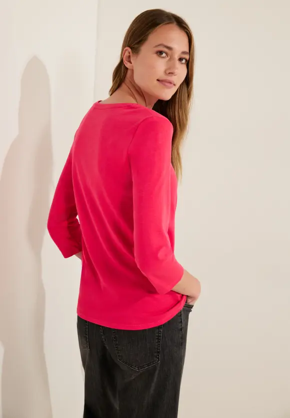 CECIL Basic Shirt mit Rundhals