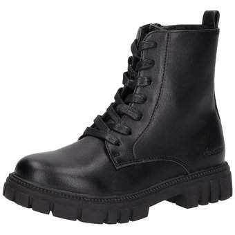 Puccetti Schnür Boots in schwarz