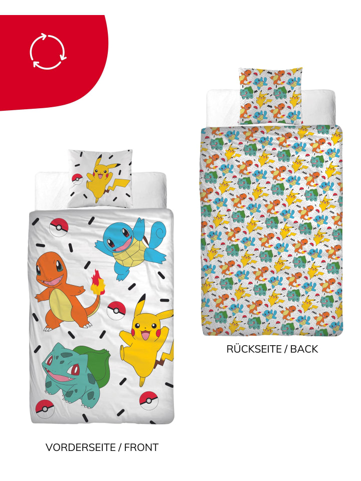 Pokémon Bettwäsche Flanell 