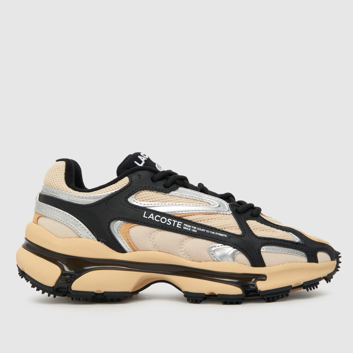 Lacoste – L003 2k24 – Beige, flerfärgade träningsskor