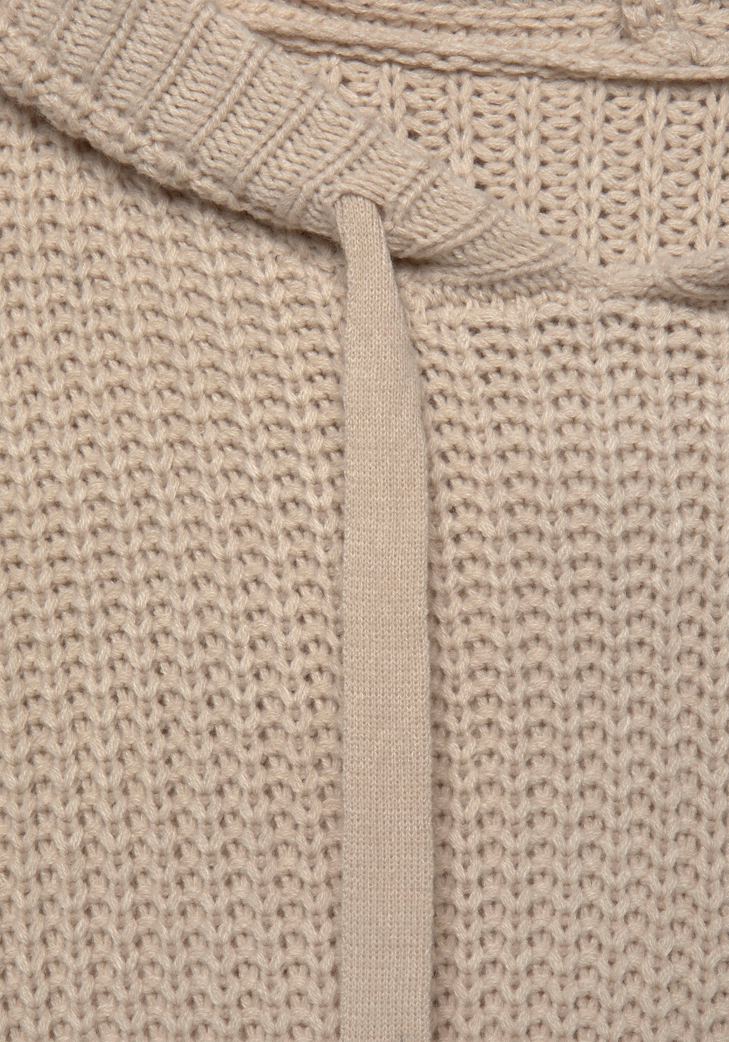 LASCANA Kapuzenpullover aus weichem Grobstrick