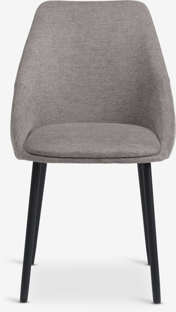 VELLEV spisestol, sand/svart stoff