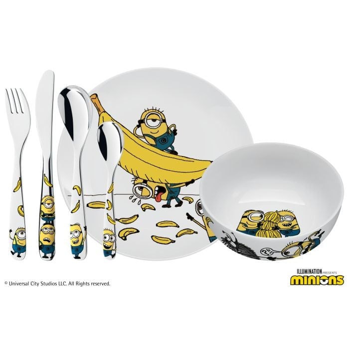 Kinderbesteck-Set Minions®, 6-teilig