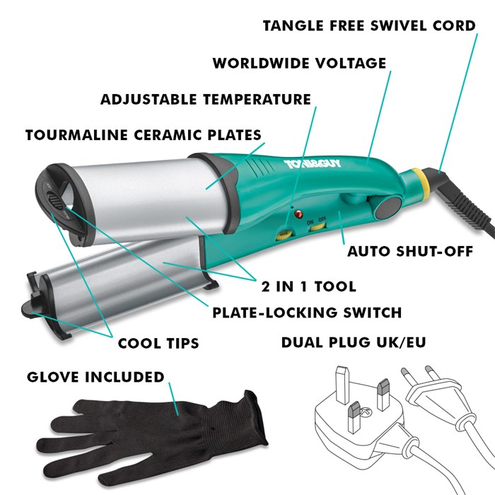 2in1 Curling Waver