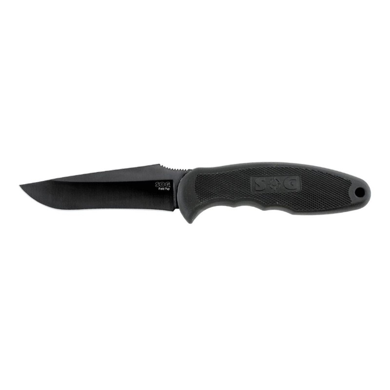 Sog Field Pup I Black Leather Sheath FP4-L