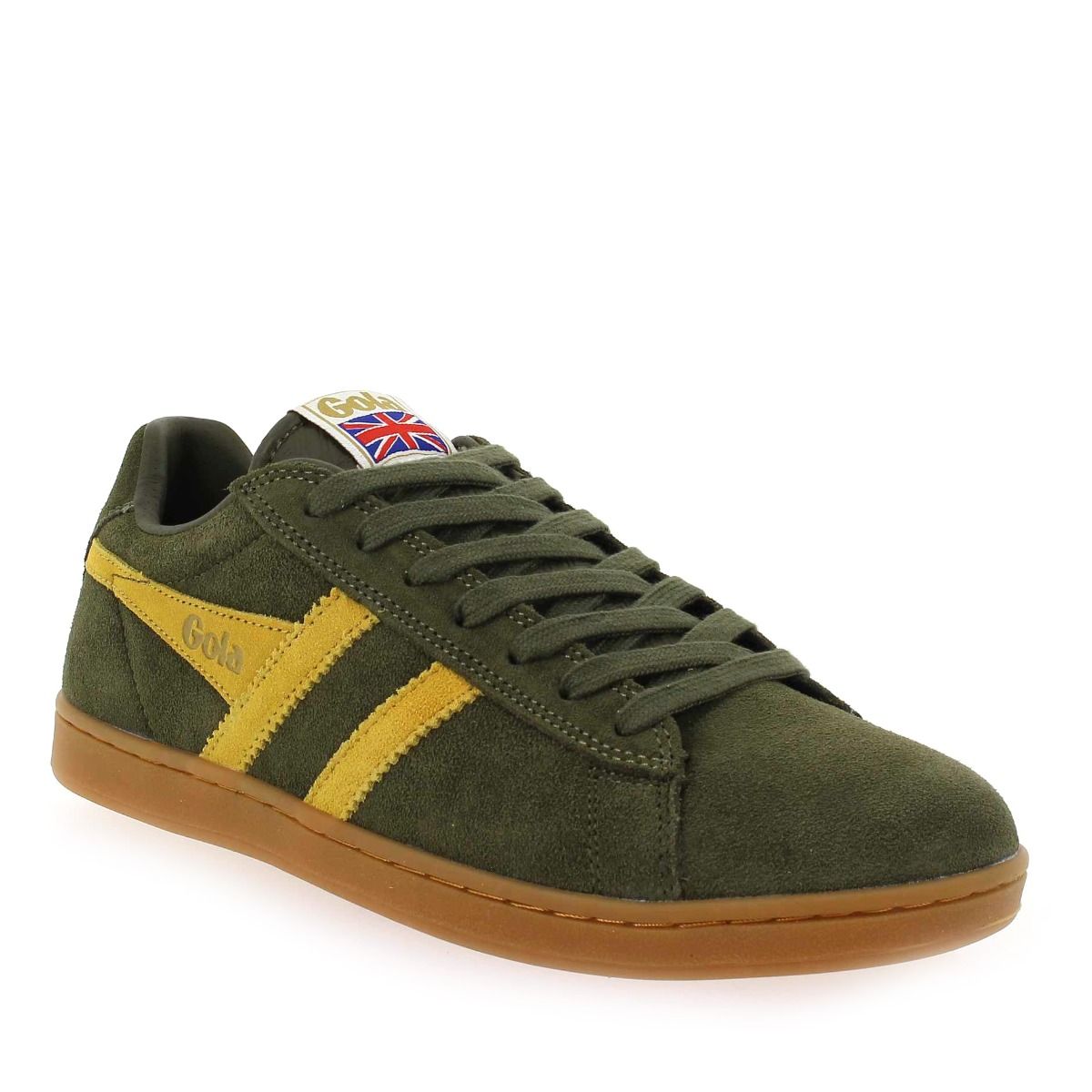Gola  EQUIPE SUEDE CMA495 - Kaki Jaune