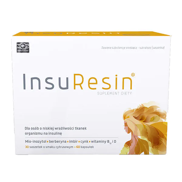 Insuresin, preparat koji pomaže u održavanju odgovarajuće razine glukoze u krvi, Set od 30 vrećica + 60 kapsula
