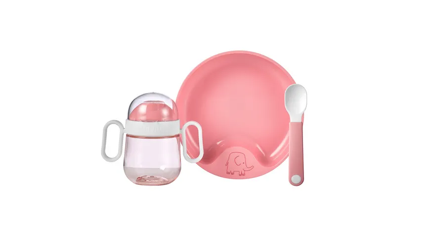 MEPAL Mio Babygeschirr Set 3-tlg. Pink