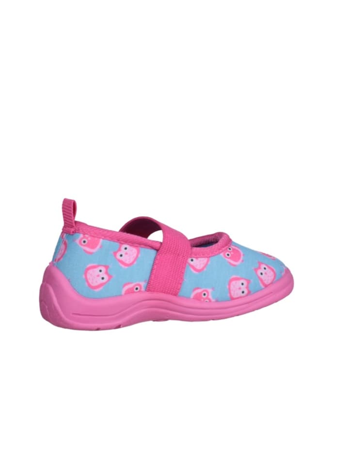 Playshoes Hausschuh Eulen in Türkis günstig kaufen