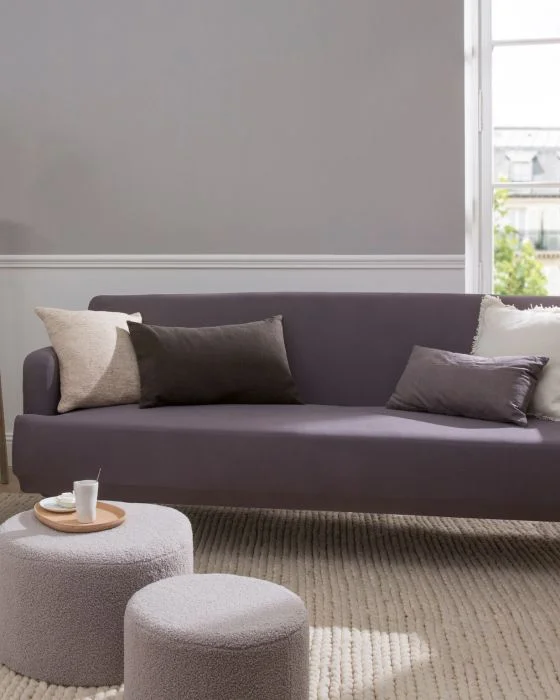 Housse bi-extensible pour fauteuil et canapé