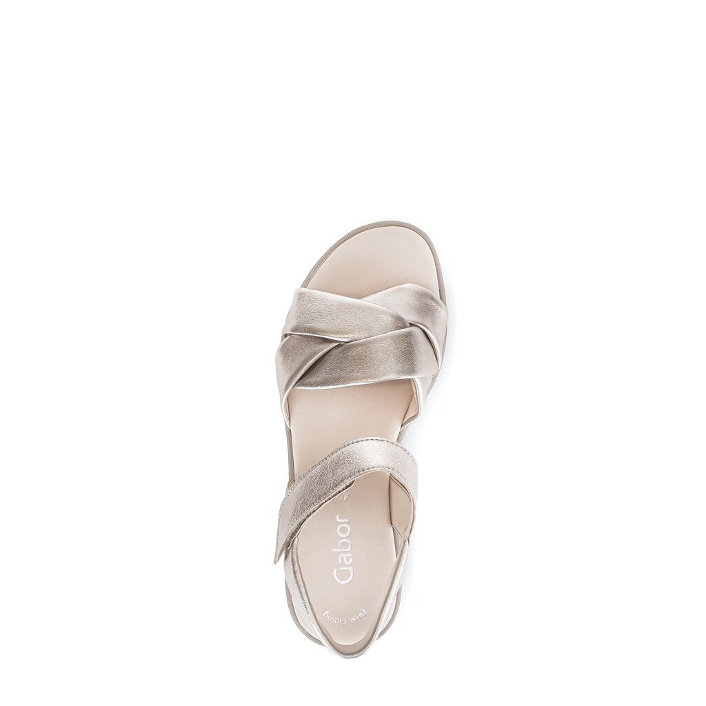 Gabor fashion Plateau Sandale gold