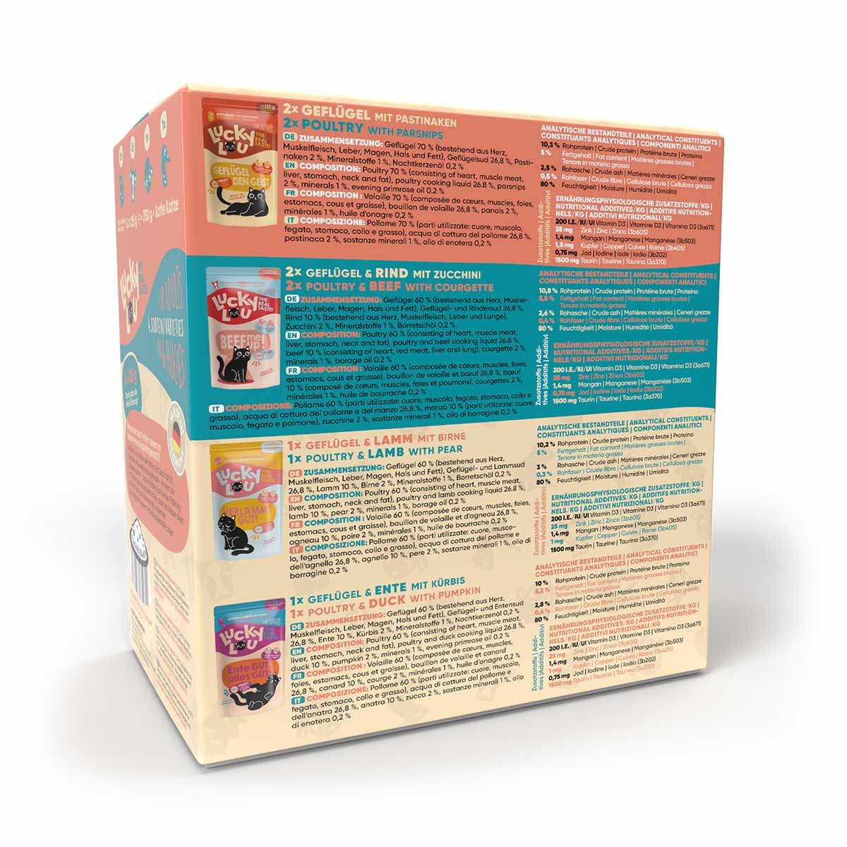 Lucky Lou Lifestage Adult Tasty-Mix 6x125g kaufen bei ZooRoyal