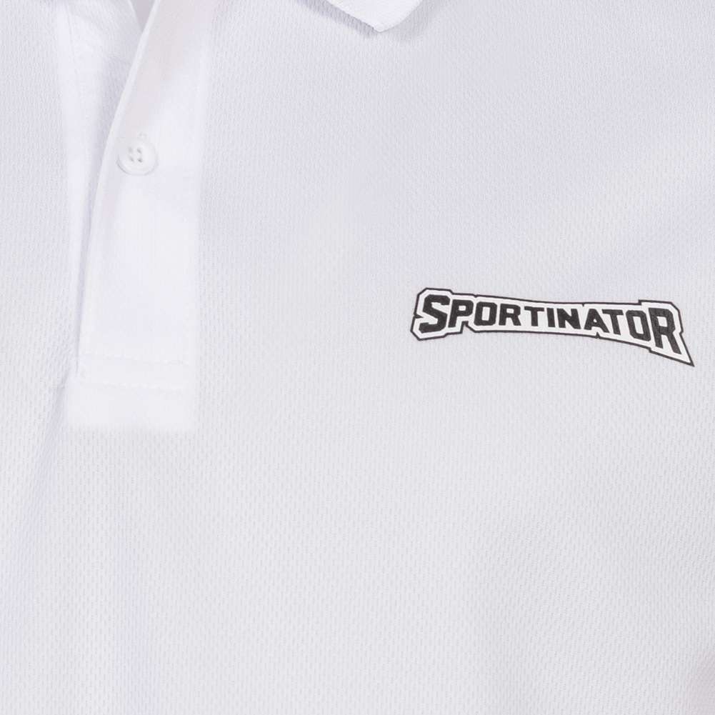SPORTINATOR Essentials Herren Training Polo-Shirt weiß
