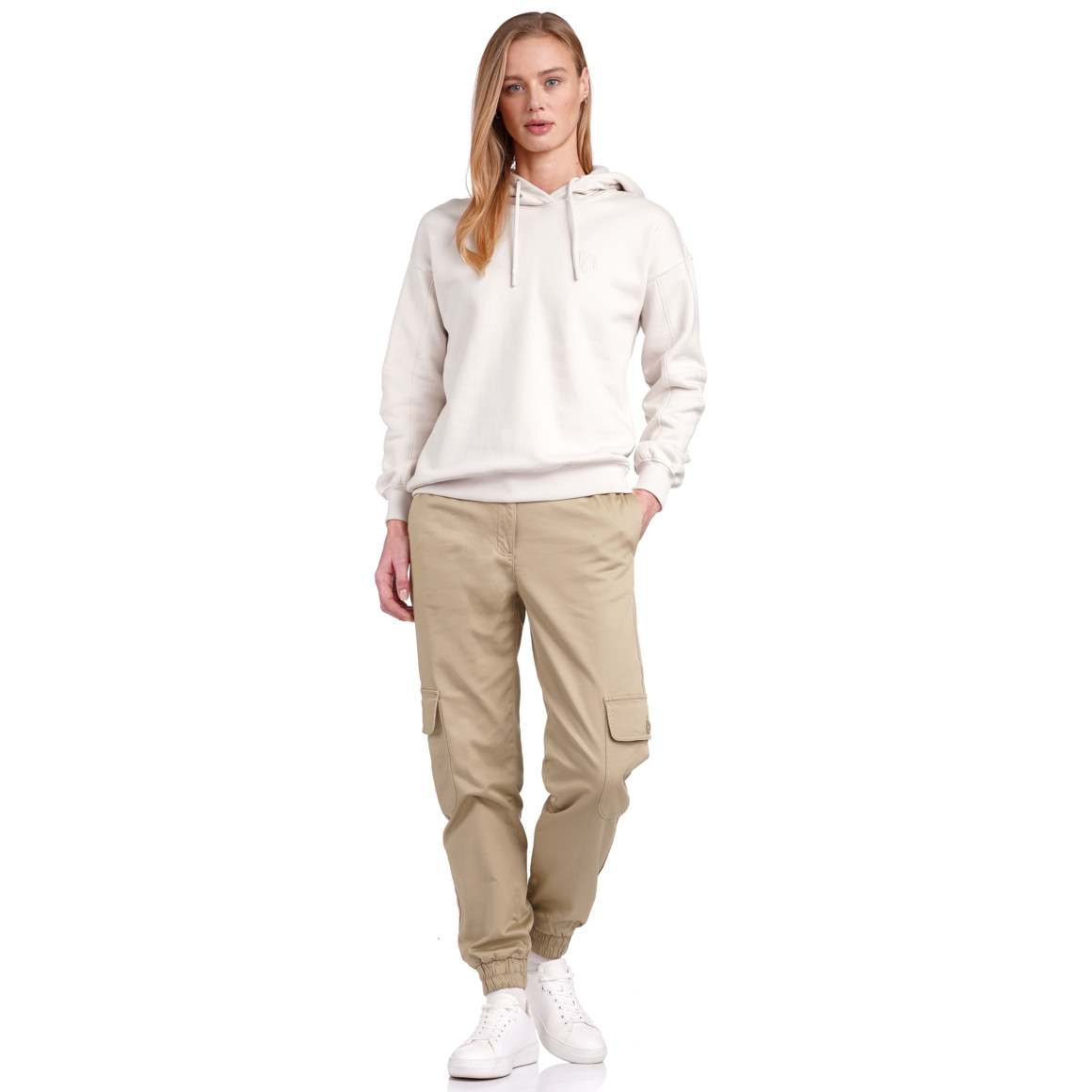 Damen Hoodie mit Stickerei