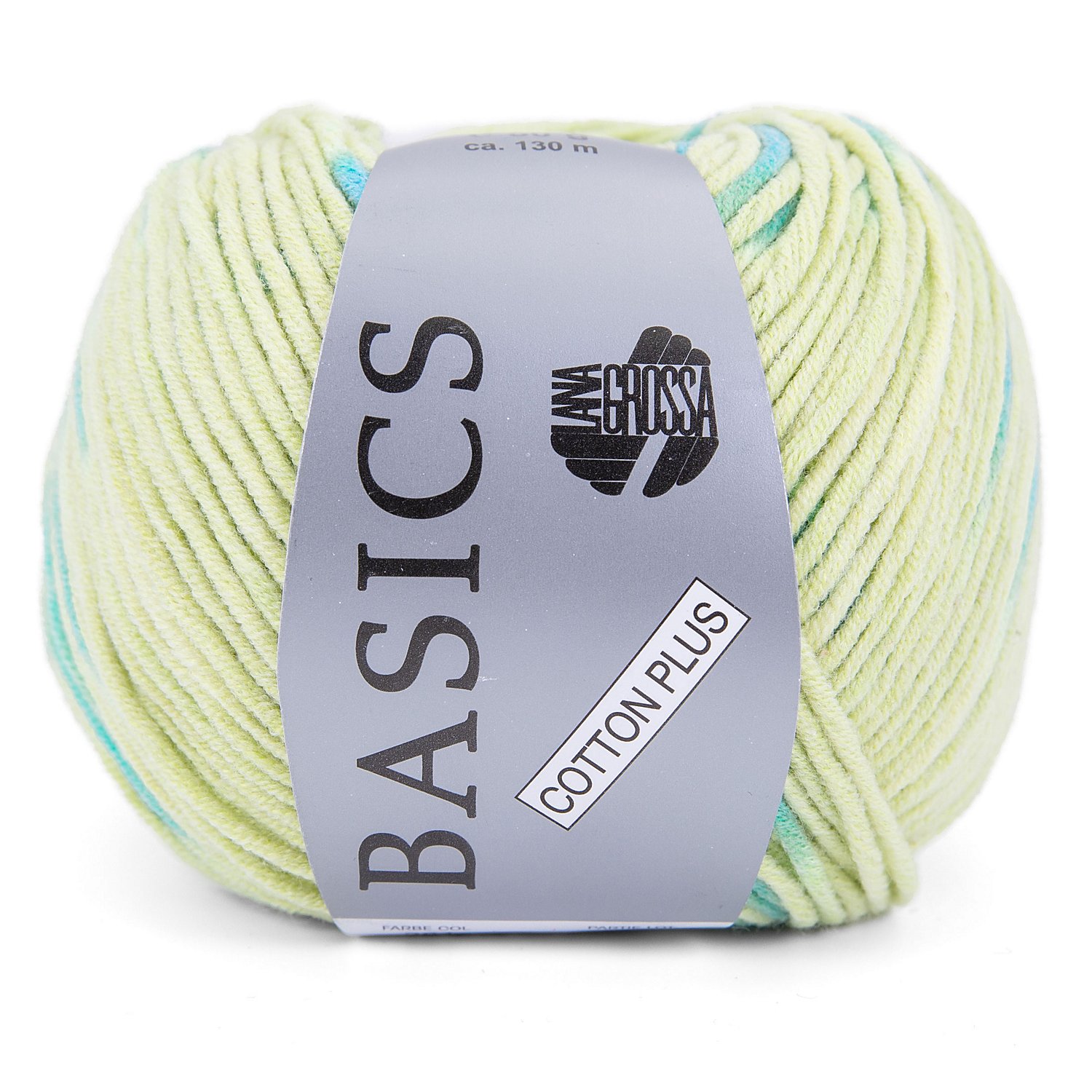 Lana Grossa Basics Cotton Plus – Baumwollmischgarn, grün color