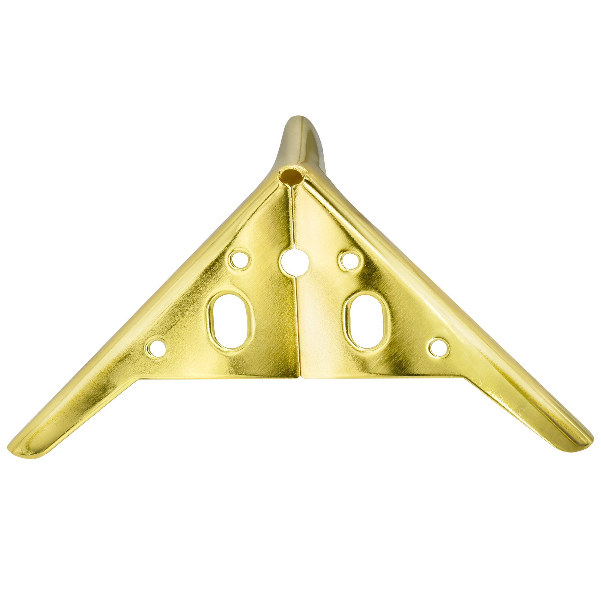 Prima-Online Möbelfuß Eisen Möbelfüße DIY Metall möbelbeine für Schrank Sofa Couch Gold