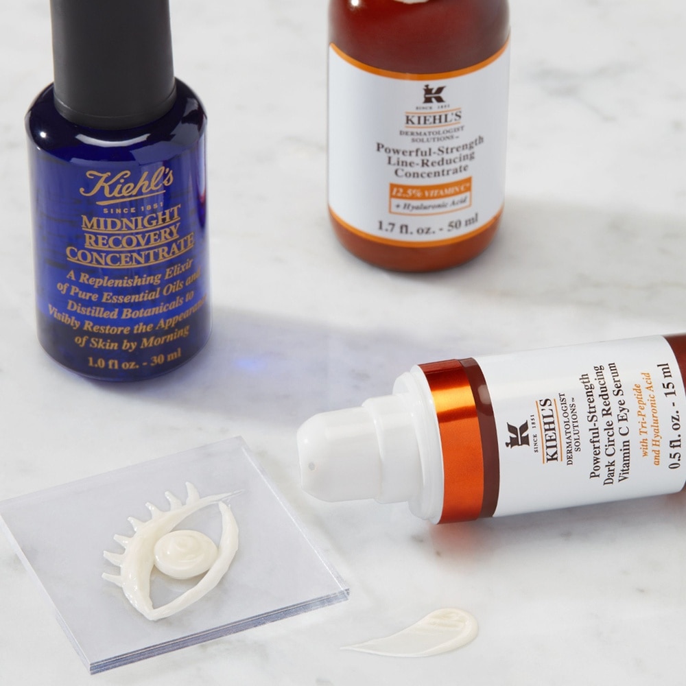 kiehl's Powerful-Strength Line-Reducing & Dark Circle-Diminishing Vitamin C Eye Serum Sérum contour des yeux réducteur de rides et anti-cernes à la vitamine C