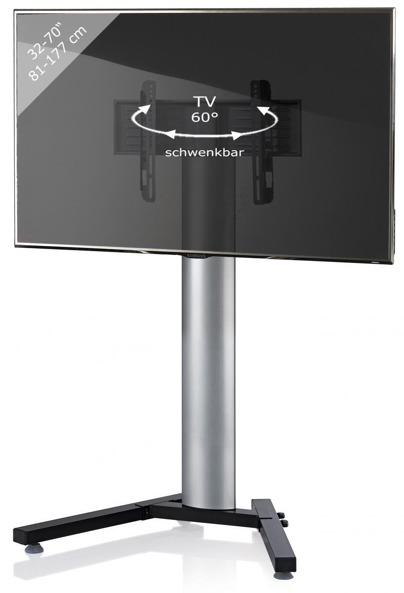 VCM my media TV-Standfuß Stadino Mini Silber