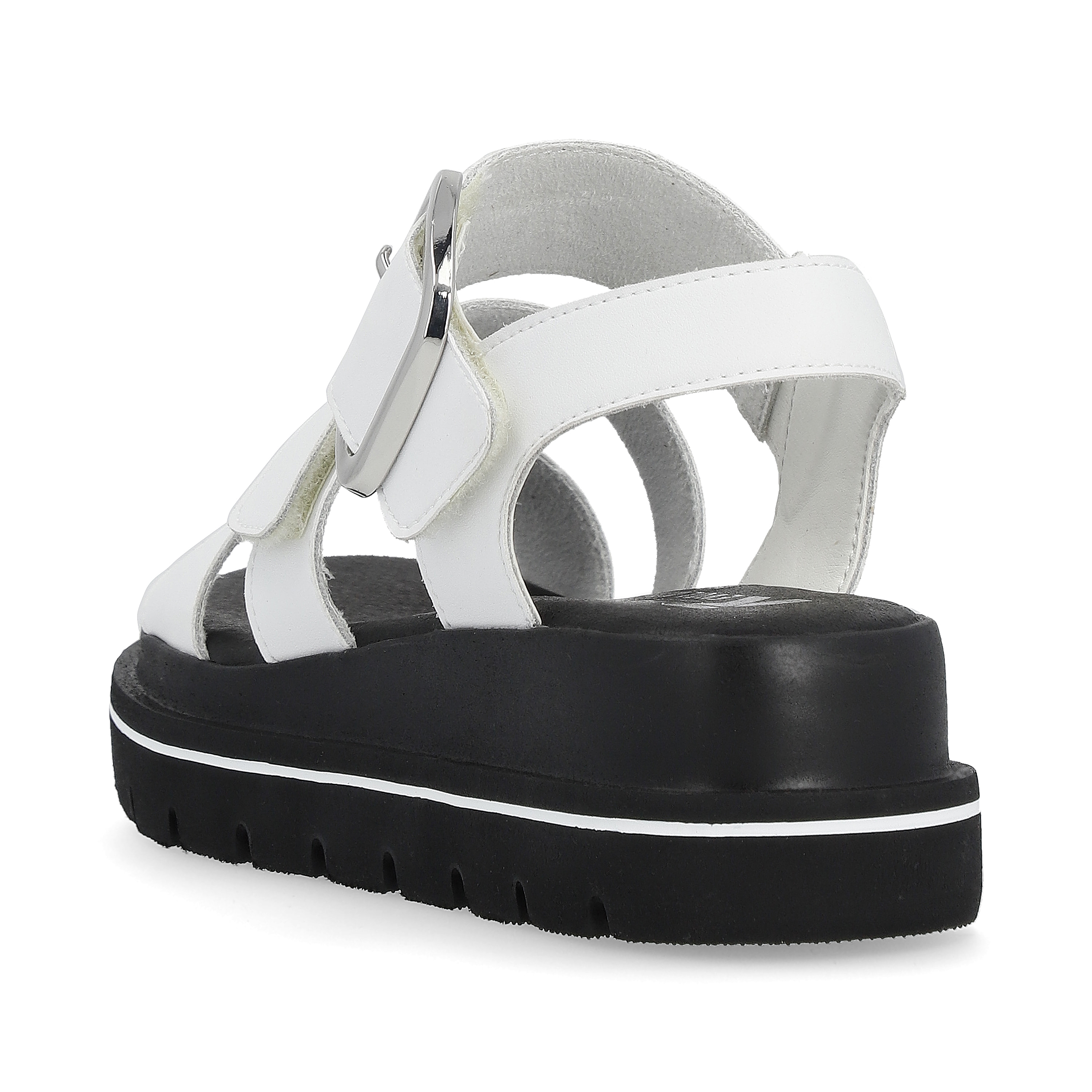 Rieker Damen Riemchensandalen pearl white